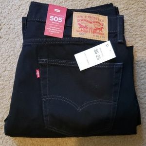 Levi's Black 505 Jeans